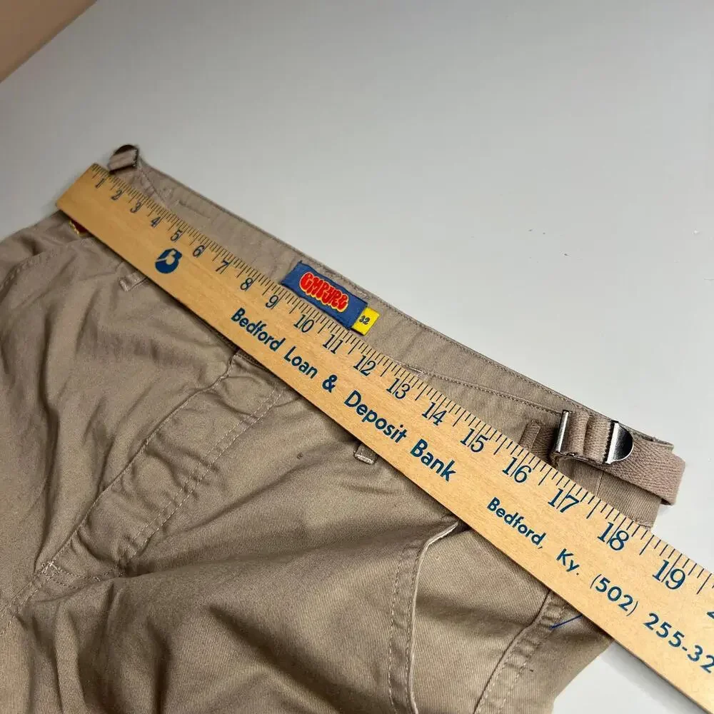 Empyre Cream Cargo Pants Mens 32 Straight Leg Skate‎ Streetwear Utility